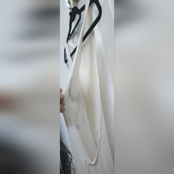 Buffalo David Bitton White Crop Top with Black Sequin Tiger Design - Picture 3 of 4